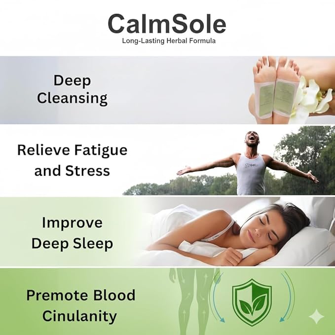 Deep Cleansing Natural Herbs Patches for Internal Toxin Removal, Weight loss, Pain Relief, Better Sleep & Circulation for Men & Women (Buy 1 Get 1 Free) 10 x 2 packs