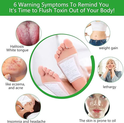 Deep Cleansing Natural Herbs Patches for Internal Toxin Removal, Weight loss, Pain Relief, Better Sleep & Circulation for Men & Women (Buy 1 Get 1 Free) 10 x 2 packs