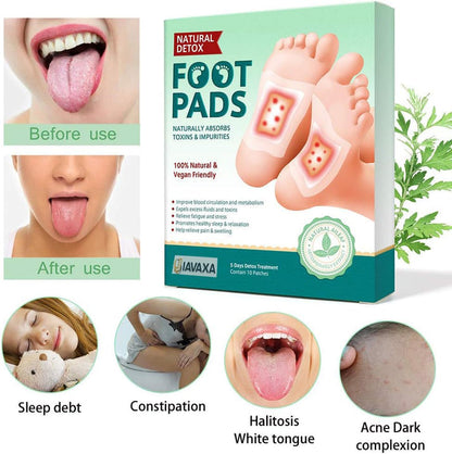 Deep Cleansing Natural Herbs Patches for Internal Toxin Removal, Weight loss, Pain Relief, Better Sleep & Circulation for Men & Women (Buy 1 Get 1 Free) 10 x 2 packs