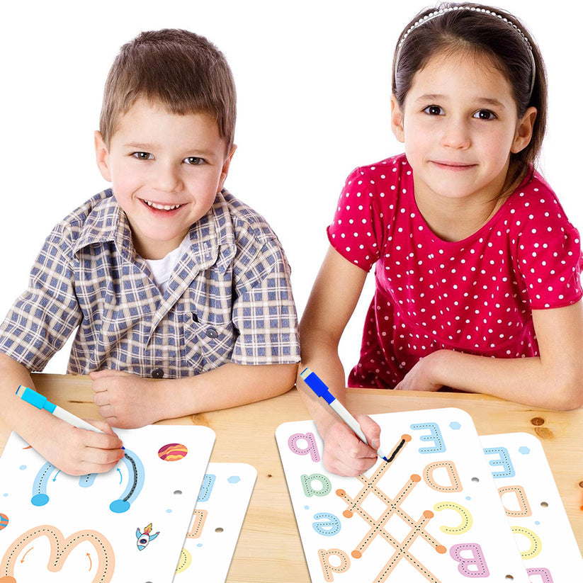 ABC & 123, Structure &Trace Practice Book | Magic Tracing Workbook For Handwriting & Coginitive Skill Improvement | (Free 2000 pages PDF) Encurage Curocity Towards Learning